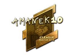 印花 | AmaNEk（金色）| 2018年波士顿锦标赛