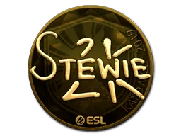 Klistermärke | Stewie2K (Guld) | Katowice 2019