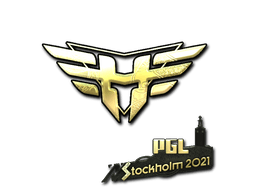 Pegatina | Heroic (dorada) | Estocolmo 2021