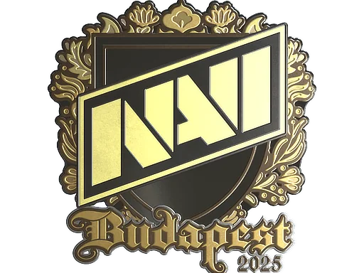 印花 | Natus Vincere（金色）| 2025年布达佩斯锦标赛