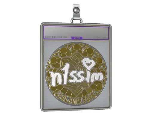 Placa de pegatinas | n1ssim (reflectante) | Colonia 2026