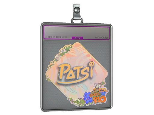 Placa de pegatinas | Patsi (holográfica) | Río 2022