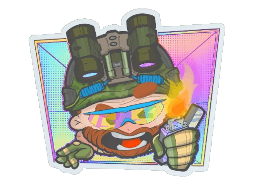 Sticker | Try Hard (Holo)