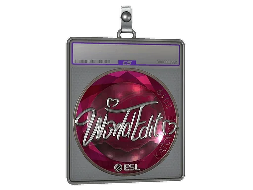Placa de Adesivo | WorldEdit (Brilhante) | Katowice 2019