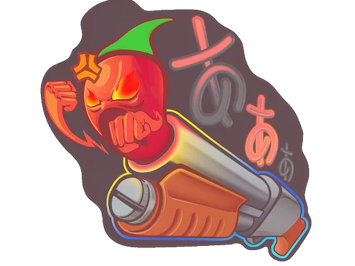 Sticker | Pepper Gauge (Lenticular)