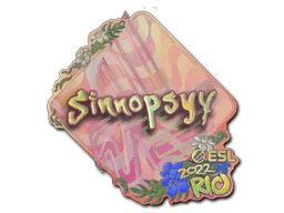 Klistermärke | sinnopsyy (holo) | Rio 2022