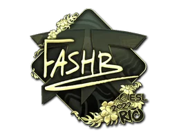 Pegatina | FASHR (dorada) | Río 2022