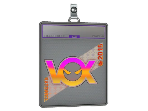 Placa de pegatinas | Vox Eminor (holográfica) | Katowice 2015