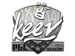 Klistermärke | keev | Krakow 2017