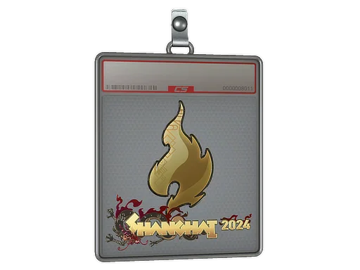 Placa de pegatinas | Passion UA (dorada) | Shanghái 2024