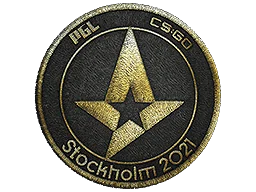 Naszywka | Astralis (złota) | Sztokholm 2021