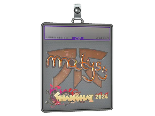 Klistermärkesfodral | MATYS (glitter) | Shanghai 2024