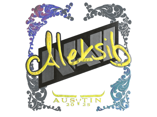Klistermärke | Aleksib (holo) | Austin 2025