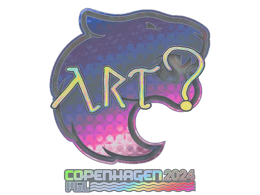 Adesivo | arT (Holográfico) | Copenhague 2024