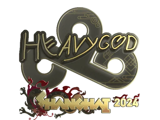 Adesivo | Heavygod (Dourado) | Xangai 2024