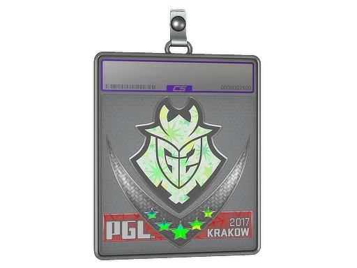 Pokrowiec na naklejkę | G2 Esports (holograficzna) | Kraków 2017