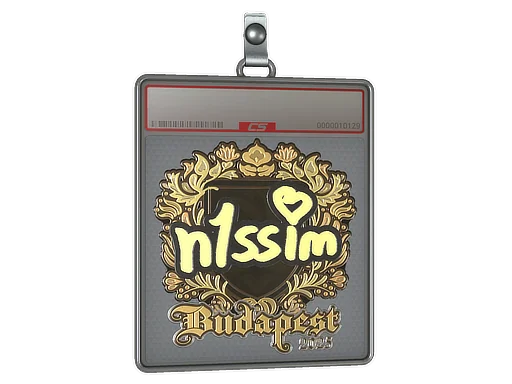 印花板 | n1ssim（金色）| 2025年布达佩斯锦标赛