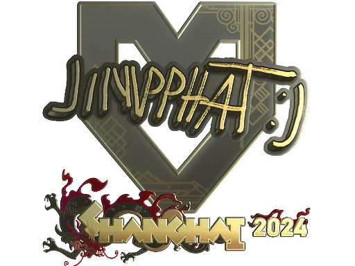 Adesivo | Jimpphat (Dourado) | Xangai 2024