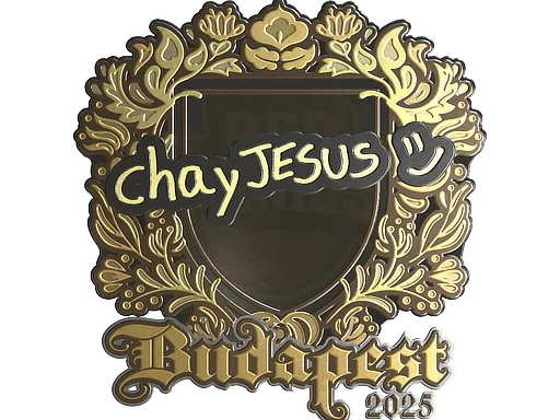 印花 | chayJESUS（金色）| 2025年布达佩斯锦标赛