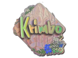 Naklejka | Krimbo (holograficzna) | Rio 2022