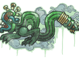 Grafite Lacrado | Serpente de Fogo