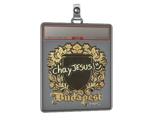 印花板 | chayJESUS（金色）| 2025年布达佩斯锦标赛