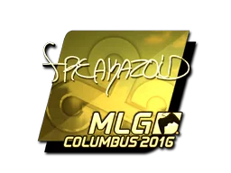 Sticker | freakazoid (Gold) | MLG Columbus 2016