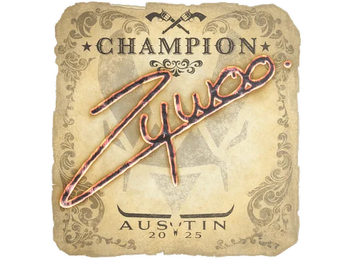 Adesivo | ZywOo | Campeões do Austin 2025