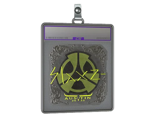Placa de pegatinas | slaxz- (reflectante) | Austin 2025