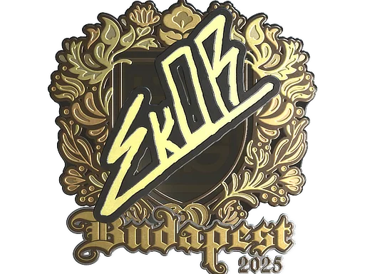 印花 | sk0R（金色）| 2025年布达佩斯锦标赛