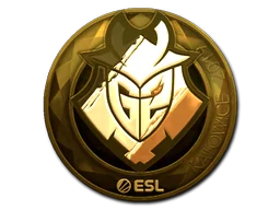 Klistermärke | G2 Esports (Guld) | Katowice 2019