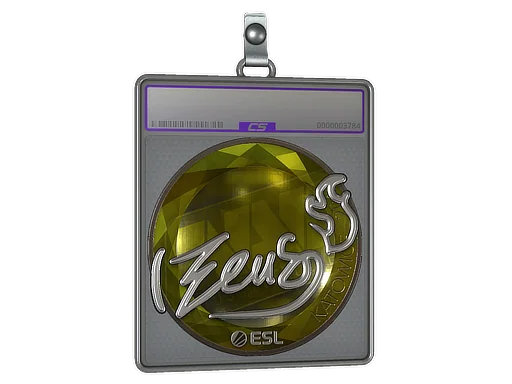 Placa de Adesivo | Zeus (Brilhante) | Katowice 2019