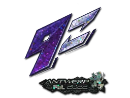 Pegatina | 9z Team (purpurina) | Amberes 2022